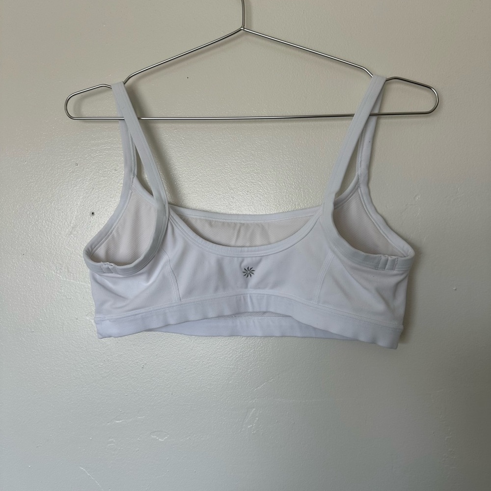 Athleta White Square Neck Bra D-DD | Size Medium - Picture 5 of 7